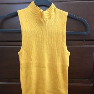 Brand new yellow tank top